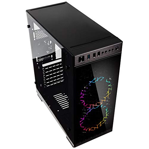 Kolink Inspire K1 RGB Midi Tower - Estuche para PC - Vidrio Templado - ATX - Negro