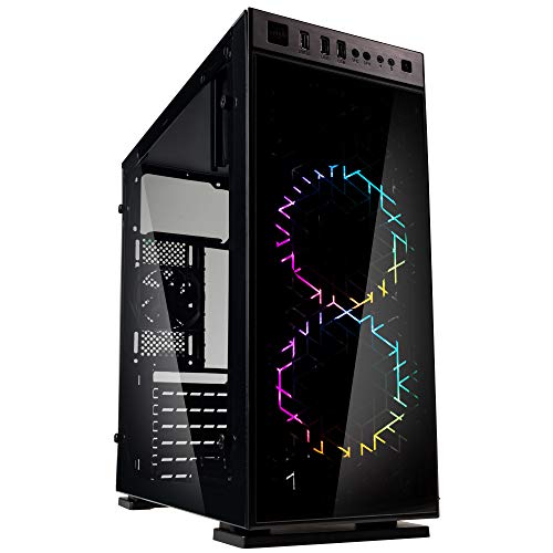 Kolink Inspire K1 RGB Midi Tower - Estuche para PC - Vidrio Templado - ATX - Negro