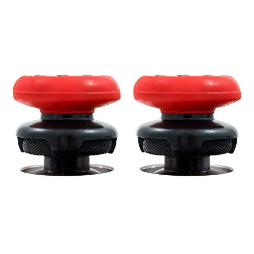 KontrolFreek FPS Freek Inferno para PlayStation 4 (PS4) y PlayStation 5 (PS5) | Performance Thumbsticks | 2 Alturas elevadas, cóncavo | Rojo