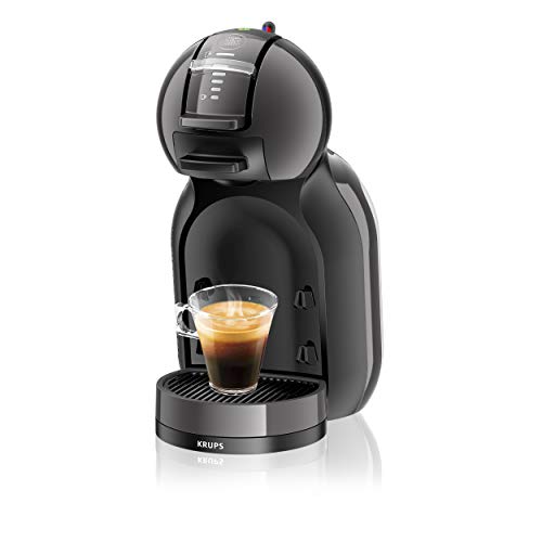 Krups Mini Me - Cafetera con cápsulas con 3 cajas de café, Thermoblock, Play&Select 35 variedades de bebidas, color negro