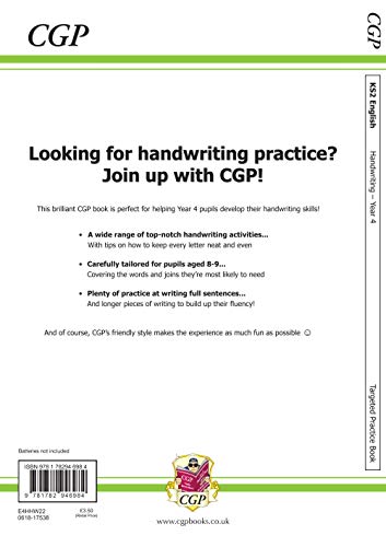KS2 English Targeted Practice Book: Handwriting - Year 4