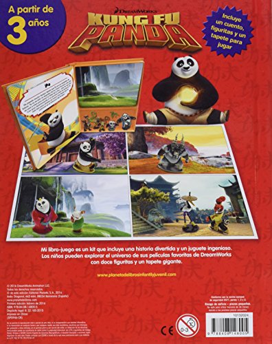 Kung Fu Panda. Mi libro-juego: Incluye un tablero, figuritas y un tapete para jugar (Dreamworks. Kung Fu Panda)