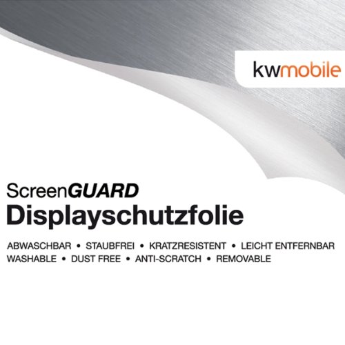 kwmobile 2X Salvapantallas Compatible con Nintendo 3DS XL - Protector de Pantalla Transparente para Tablet