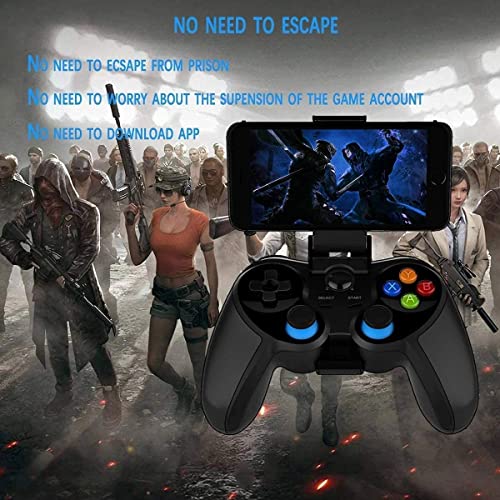 l b s Controlador de juegos móvil Bluetooth Gamepad Gaming Joystick adecuado para/Android/PC/TV Box para juegos más populares Grip