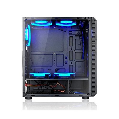 L-link | Torre Gaming Avatar Led Azul | USB 3.0 | Caja de PC con 6 Ventiladores Led Incluidos