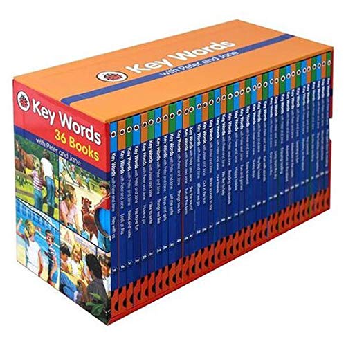 Ladybird Key Words with Peter and Jane 36 Books Box Set (HB)
