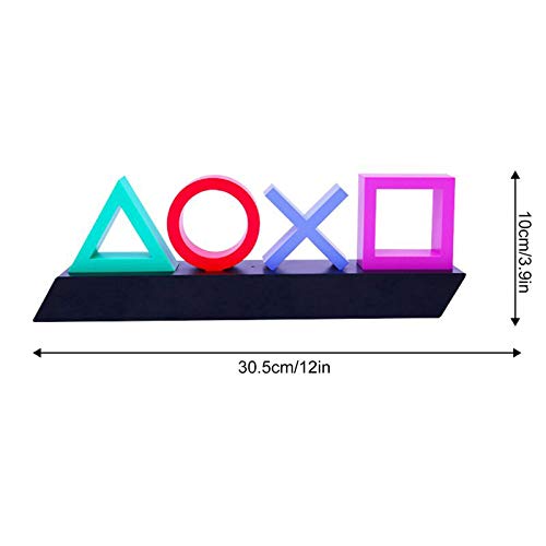 Lámpara de mesa de juegos con 3 modos de luz y 3 efectos de luz, perfecta para fiestas o juegos nocturnos.