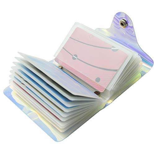 Láser Transparente Tarjeteros para Tarjetas de Credito Mujer Hombre 36 Tarjetas 20 Tarjetas (36 Tarjetas)