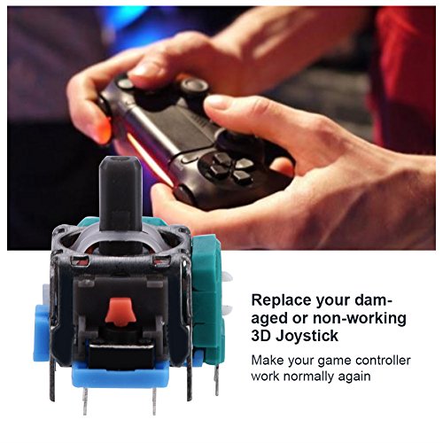 Lazmin Joystick analógico de Repuesto de 2 Piezas, módulo de Palanca de Pulgar 3D Controlador inalámbrico Rocker para PS4