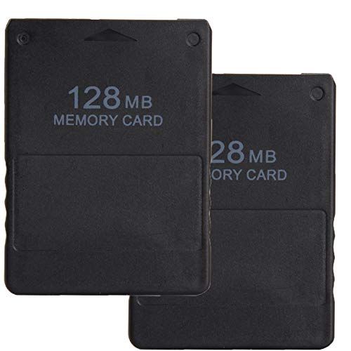 LEAGY 2 Paquetes Tarjeta de Memoria de 128MB para Sony Playstation 2 PS2