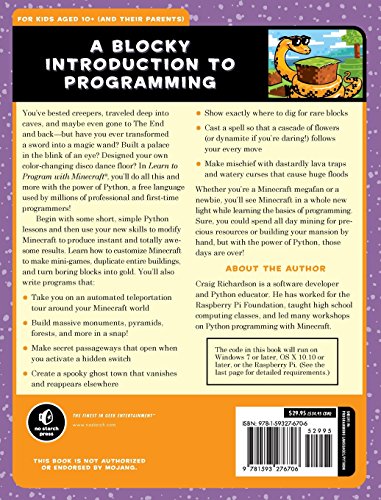 Learn to Program with Minecraft: Transform Your World with the Power of Python