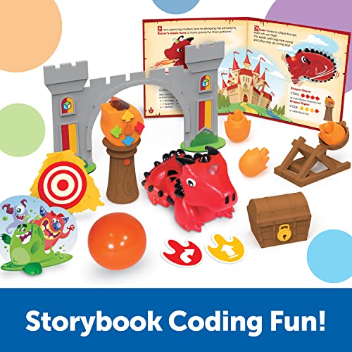 Learning Resources-El dragón Blazer de la colección Coding Critters MagiCoders, Juguete Infantil para codificar, Juegos de Stem para niños de 4+ años de Edad, Color Multi Coloured (LER3104)
