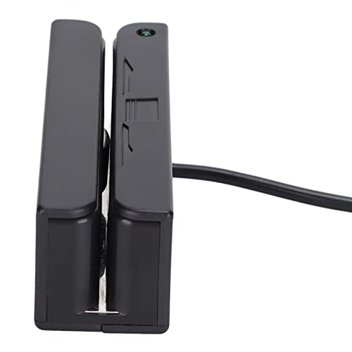 Lector de Tarjetas de Crédito, Interfaz USB Plug and Play Lector de Tarjetas MSR de Lectura Bidireccional Amplia Compatibilidad para Bancos para Puntos de Venta