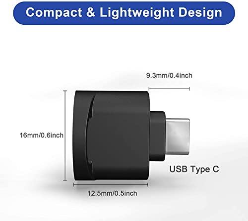 Lector de tarjetas Micro SD USB C, adaptador de tarjeta de memoria tipo C USB para Micro SD / microSDHC / microSDXC / lector de tarjetas de memoria