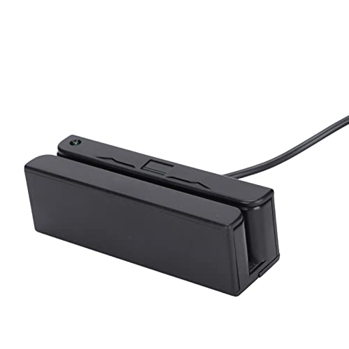 Lector de Tarjetas MSR, Interfaz USB Lector de Tarjetas de Crédito de Lectura Bidireccional Amplia Compatibilidad para Bancos para Puntos de Venta
