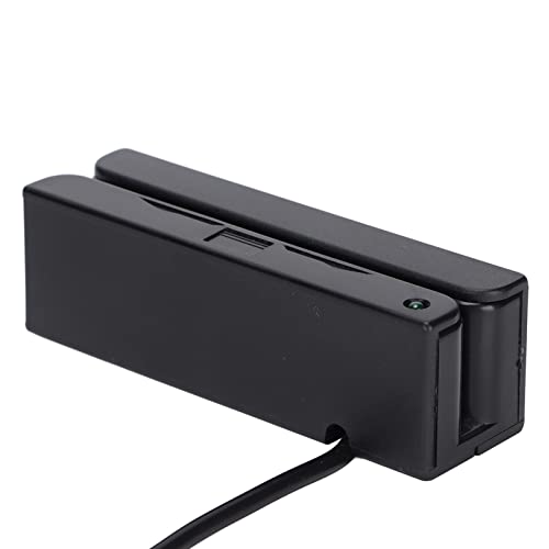 Lector de Tarjetas MSR, Interfaz USB Lector de Tarjetas de Crédito de Lectura Bidireccional Amplia Compatibilidad para Bancos para Puntos de Venta