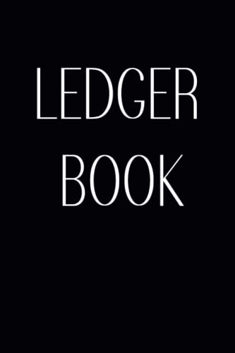 Ledger Book: Record Income and Expenses