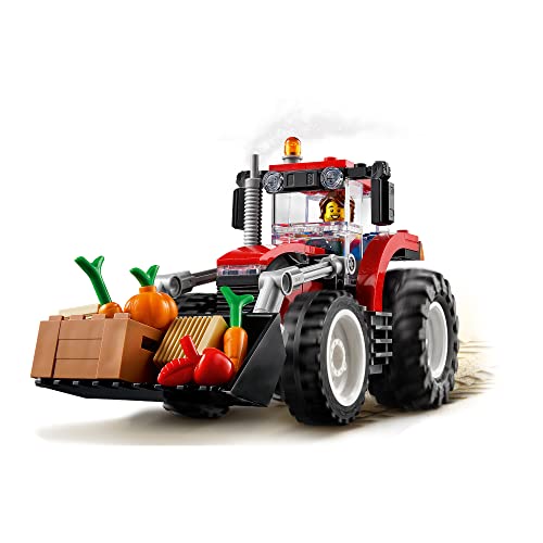 LEGO 60287 City Grandes Vehículos Tractor, Juguete de Granja con Figura de Conejo, para Niños y Niñas 5 Años