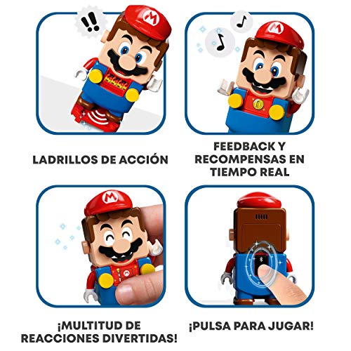 LEGO 71360 Super Mario Pack Inicial: Aventuras con Mario, Set Interactivo con Figuras, Juego Construible, Starter Pack