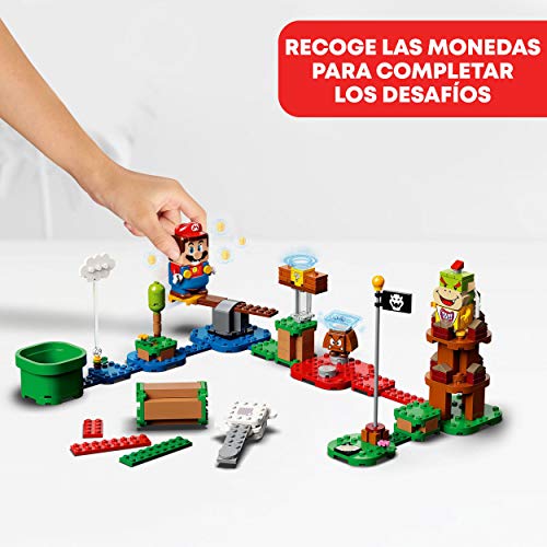 LEGO 71360 Super Mario Pack Inicial: Aventuras con Mario, Set Interactivo con Figuras, Juego Construible, Starter Pack