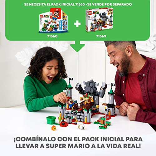 LEGO 71369 Super Mario Set de Expansión: Batalla Final en el Castillo de Bowser, Juguete de Construcción para Niños +8 años