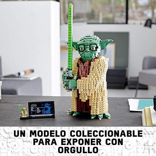 LEGO 75255 Star Wars Yoda, Set de construcción para Niños 10 años con Espada Láser, Modelo Coleccionable