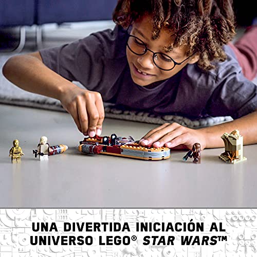 LEGO 75271 Star Wars Speeder Terrestre de Luke Skywalker, Set de Construcción para Niños +7 años con 3 Mini Figuras