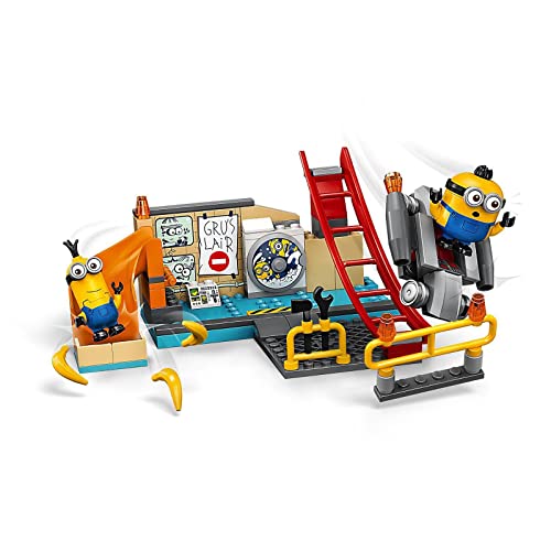 LEGO 75546 Minions in Gru's Lab with Otto and Kevin Minion Figures, Toys For 4 Year Old Girls and Boys