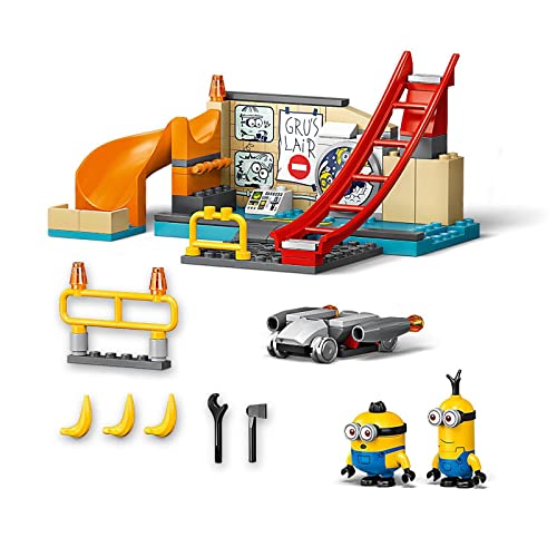 LEGO 75546 Minions in Gru's Lab with Otto and Kevin Minion Figures, Toys For 4 Year Old Girls and Boys