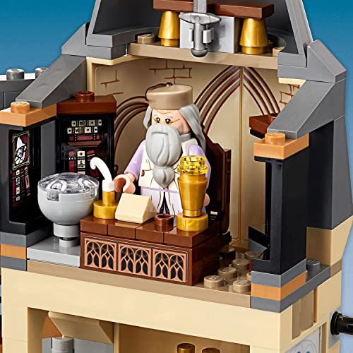 LEGO 75948 Harry Potter Torre del Reloj de Hogwarts, Juguete de Construcción con 8 Mini Figuras y Decoración de Baile de Navidad