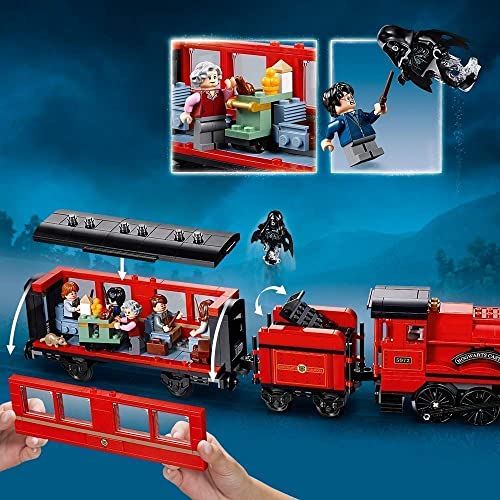 LEGO 75955 Harry Potter Expreso de Hogwarts y Andén 9 y 3/4 Juguete de Construcción del Tren y Estación con 5 Mini Figuras