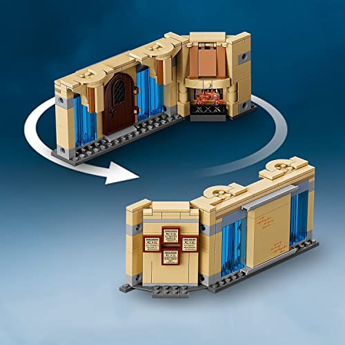 LEGO 75966 Harry Potter Sala de los Menesteres de Hogwarts, Juguete de Construcción con Figuritas, para Niños de 7 años