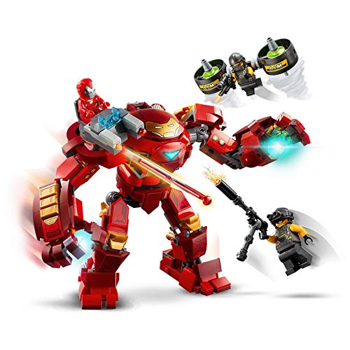 LEGO 76164 Marvel Super Heroes Hulkbuster de Iron Man vs. Agente de A.I.M., Juguete con Figura de Acción para Niños 8 Años