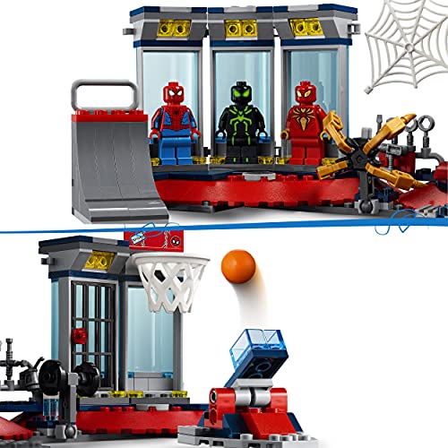 LEGO 76175 Marvel Spider-Man Ataque a la Guarida Arácnida, Playset con Superhéroes Spider-Man, Duende Verde y Venom