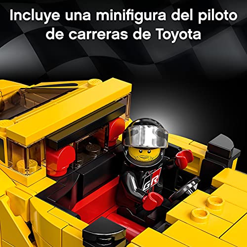 LEGO 76901 Speed Champions Toyota GR Supra, Coche Deportivo Coleccionable de Juguete para Construir para Niños +7 Años