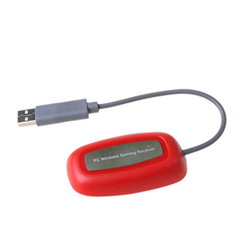 Leiouser 2.4G - Mando inalámbrico para ordenador con receptor de PC, mando a distancia inalámbrico compatible con mando M-icrosoft Xbox360