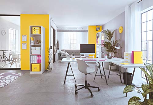 Leitz Caja para guardar CDs, Amarillo, Gama Click & Store, 60410016