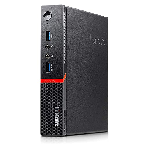 Lenovo ThinkCentre M900 Tiny Mini PC | Intel Core i7-6700T 2.8 Ghz | RAM 8 GB | SSD 240 GB | Display Port | Wifi | Windows 10 Pro (reacondicionado)