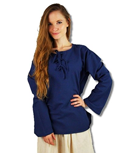 Leonardo Carbone - Blusa medieval Weiß Medium