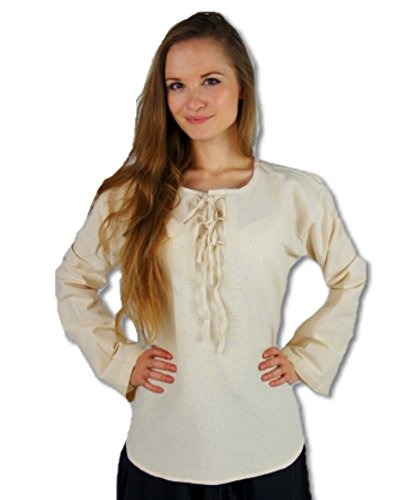 Leonardo Carbone - Blusa medieval Weiß Medium