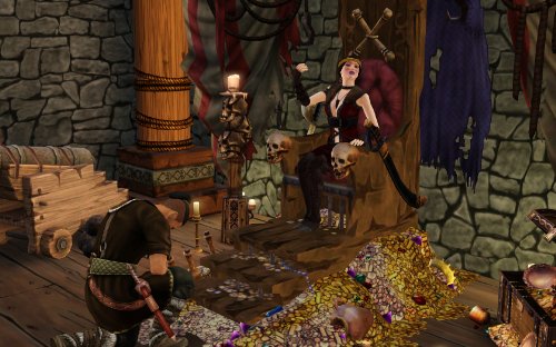 Les Sims medieval: Pirates & Nobles [Importación francesa]