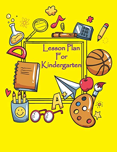 Lesson Plan: Lesson Plan For Kindergarten - Large 8.5 x 11 Inch