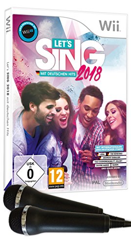 Let's Sing 2018 mit deutschen Hits + 2 Mikrofone (Nintendo Wii)