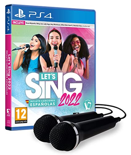 Let's Sing 2022 Incluye Canciones Españolas + 2 micros - PS4