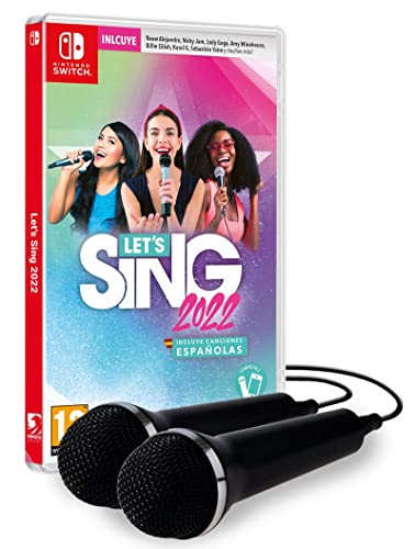 Let's Sing 2022 Incluye Canciones Españolas + 2 micros - Switch