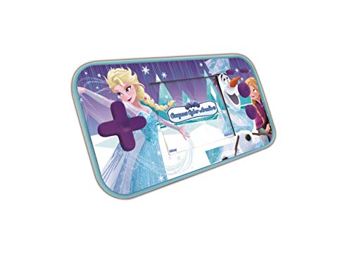 LEXIBOOK Disney Frozen Compact Cyber Arcade Consola portátil, 150 Juegos, LCD, con Pilas, Azul, Color (China)