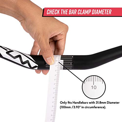 Lightning Black Ace, Manillar para Bicicleta Unisex Adulto, Color Negro, 785 x 30 mm