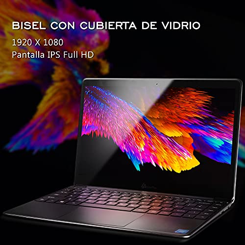 LincPlus P1 Ordenador Portátil de 13,3 Pulgadas, PC con Windows 10 S Intel Celeron N4000, 4GB RAM 64GB eMMC Storage hasta 500GB por SSD Aluminium Portatiles