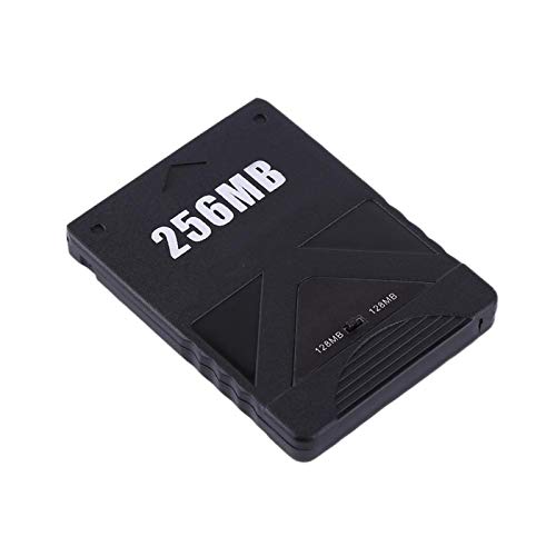 Linel 256M PS2 Tarjeta Memorie, Tarjeta de Memoria para PS2 Compatible con Sony Playstation 2 PS2 Juegos Accesorios