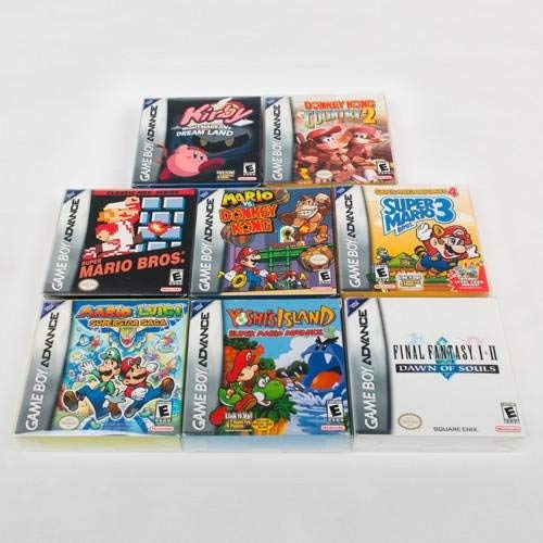 Link-e : 10 X Estuche de plástico para Nintendo Gameboy, Color, Advance (GB, GBC, GBA)